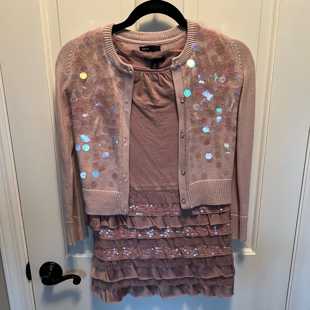 Gap Kids - Mauve Dress and Sweater - Size 8